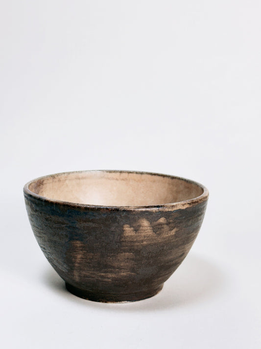 Handmade Rustic Earth Ceramic Bowl – Everyday Bowl for Matcha & Tea Rituals